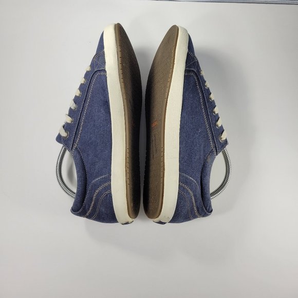 Taos Star Blue Wash Canvas Sneakers Women's Size 11 - Picture 6 of 11